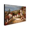 Trademark Fine Art Joval 'Home in Tuscany' Canvas Art, 24x32 75-X30-C2432GG